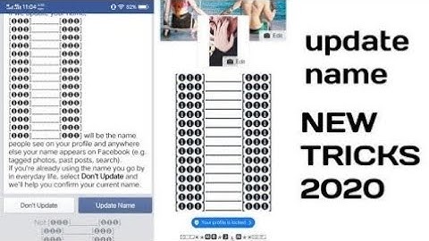 How to make facebook update name 2020 | fb invalid name 2020 |