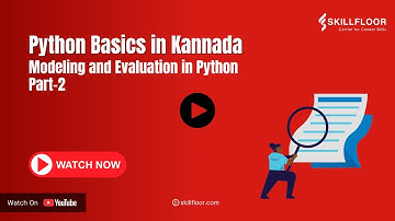 Modeling and Evaluation in Python Part 2 | ML ALGO: LINEAR REGRESSSION | Skillfloor