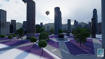 CASA, UCL Connected Environments City Logo - City Engine and Lumion