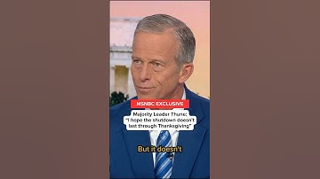 MSNBC EXCLUSIVE: Majority Leader Thune: 