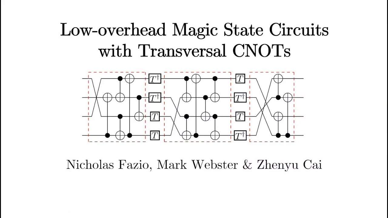 Low overhead Magic State Circuits with Transversal CNOTs