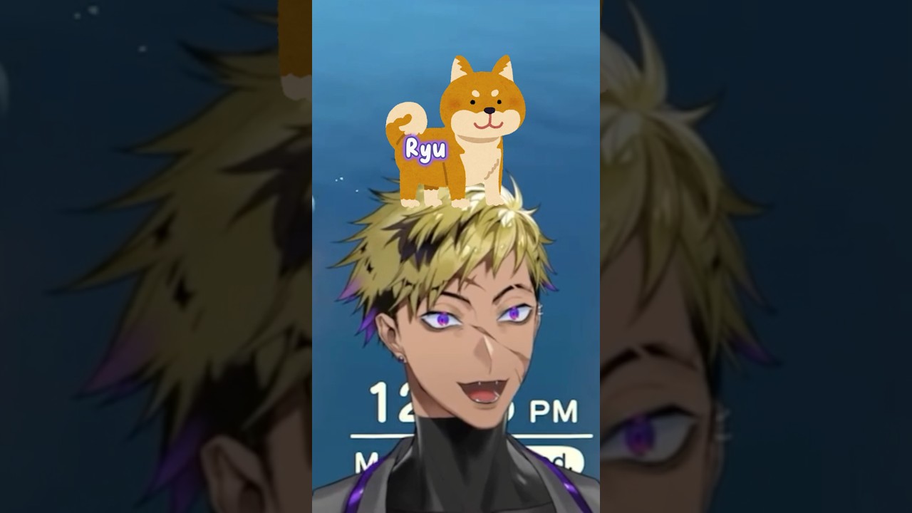 【NIJISANJI EN】Vanta’s puppy Ryu yawning sound so cute 