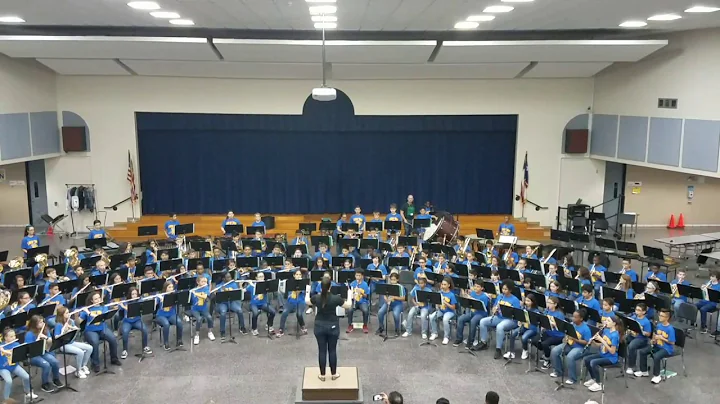 Labay Middle School Beginning Band performs "Fires...