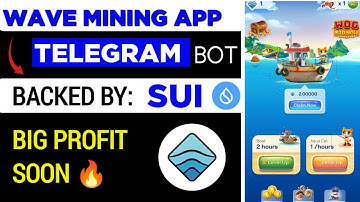 Wave wallet Free mining 2024 | Best telegram mining bot | Best Airdrop