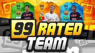FIFA 16 - 99 RATED SQUAD ON ULTIMATE TEAM (HOW TO GET FREE FIFA POINTS!)