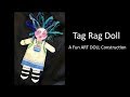 Altered Tag Rag Art Doll - Mixed Media Paper Doll