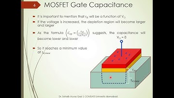 MOSFET Gate Capacitance | VLSI Design | Dr. Sohaib A. Qazi
