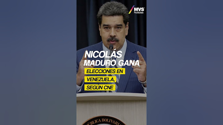 Nicolás Maduro gana elecciones en Venezuela, según el CNE #mvsnoticias #venezuela #nicolasmaduro