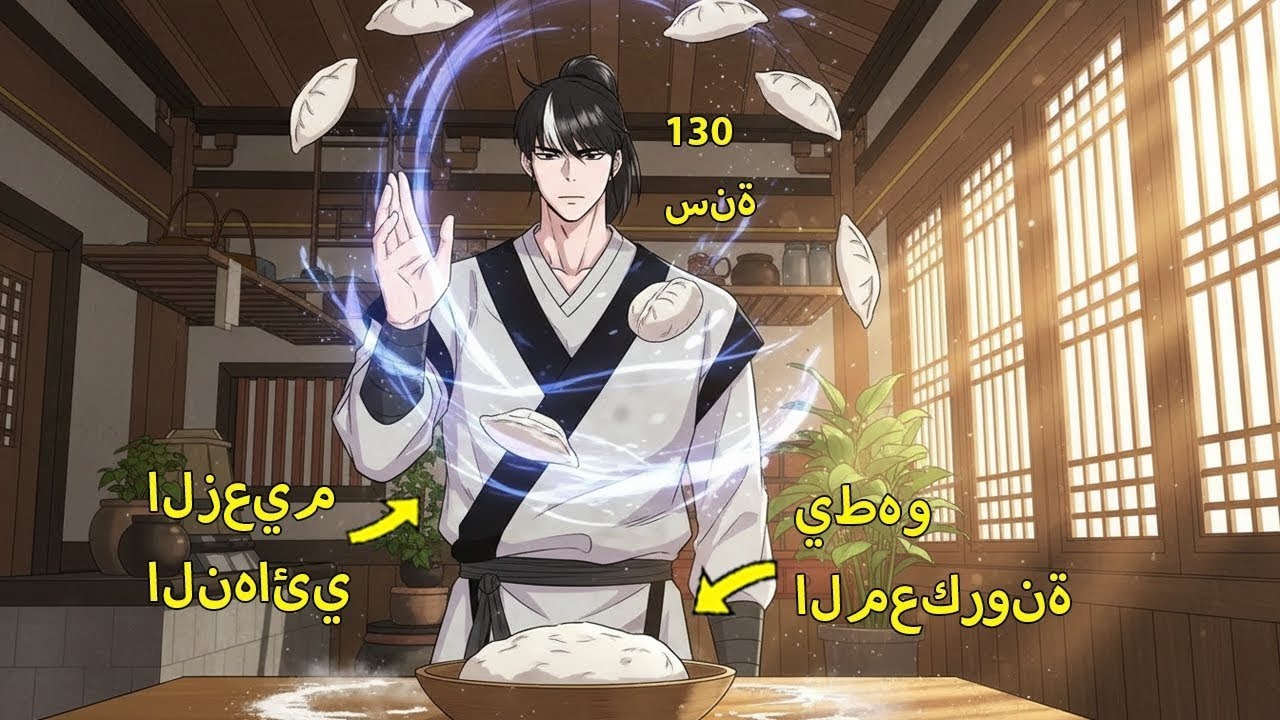 عاد بجسد شاب وأخفى قوته المرعبة خلف مهنة الطهي 🍳😈 | ملخص مانهوا