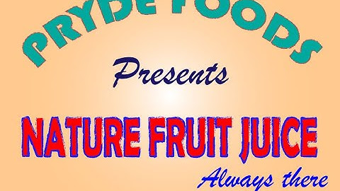 Nature Fruit Juice presentation