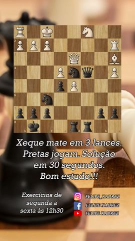 Xeque-mate em DOIS LANCES?! #xadrez #chess #aprenderxadrez