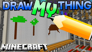 Minecraft : Draw My Thing Mini-Game - A CHEATER!