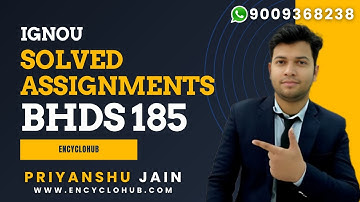 BHDS-185 SOLVED ASSIGNMENT COURSE BAAHD SESSION 2025-26 IGNOU