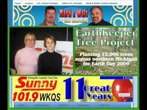 WKQS Radio: Michigan EarthKeepers to plant 12000 trees across Upper Peninsula for Earth Day 2009