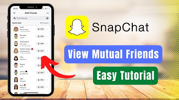 Snapchat - How to Check Mutual Friends !