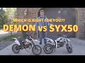 SYX50 V.S. Mototec Demon 50 - 50cc dirt bike / pit bike | Which is better?? | Kickinpowersports.com