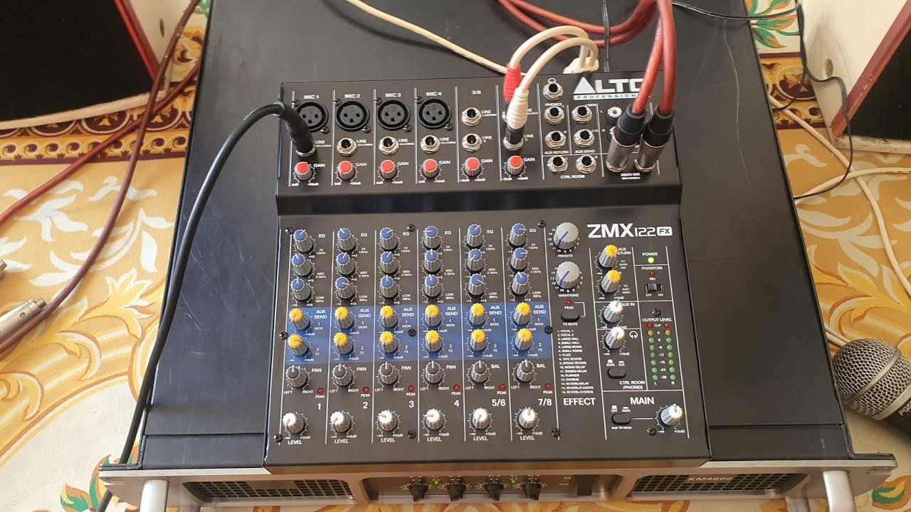 ALTO Professional ZMX122FX ジャンク品 ALTO Professional ZMX122FX ジャンク品 Mixer alto zmx 122fx hàng Mỹ