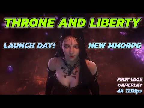 FIRST 60 MINUTE GAMEPLAY - THRONE AND LIBERTY! 