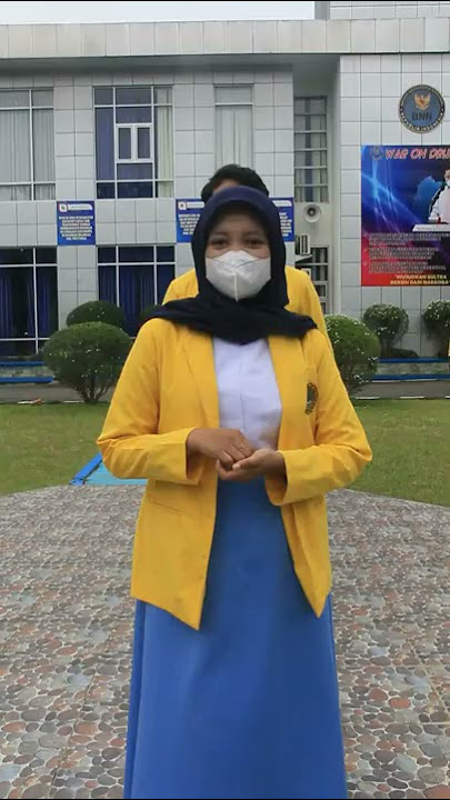 Mahasiswa Univ. Mandala Waluya Kendari gelorakan anti narkoba dengan ekspresi video ala TikTok.