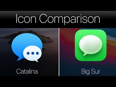 macOS 11 Big Sur App Icons vs Catalina Icons