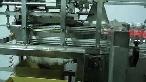 Drop type case packer, carton box packer