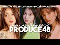 produce48: where are they now? (everglow, cherry bullet, rocket punch, fromis9...)