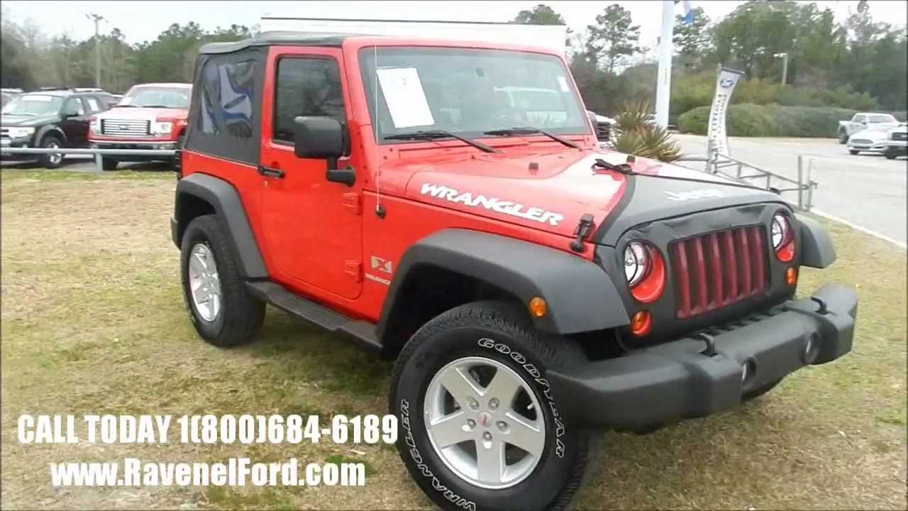 2009 JEEP WRANGLER JK X 4X4 Review * Charleston SUV Videos * For Sale @  Ravenel Ford - YouTube