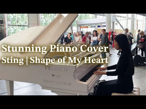 Stunning Street Piano Cover | Sting - Shape of My Heart | YUKI PIANO