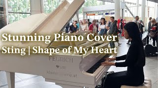 Stunning Street Piano Cover | Sting  Shape of My Heart | YUKI PIANO