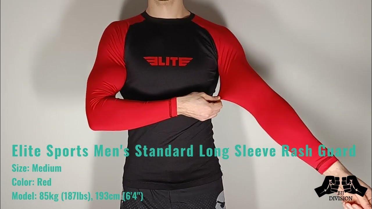 Elite Sports BJJ Rash Guard Sizing Examples YouTube