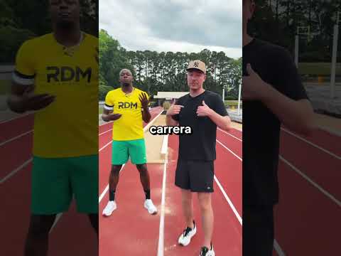 He Just Beat USAIN BOLT!😮🏃#sports #race #challenge