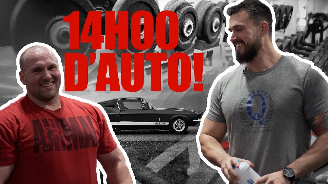 IL FAIT 14H00 D'AUTO POUR UN WORKOUT AVEC QUANTUM | VLOG 20 montreal canadiens