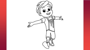 How to draw vir the roboboy drawing step by step