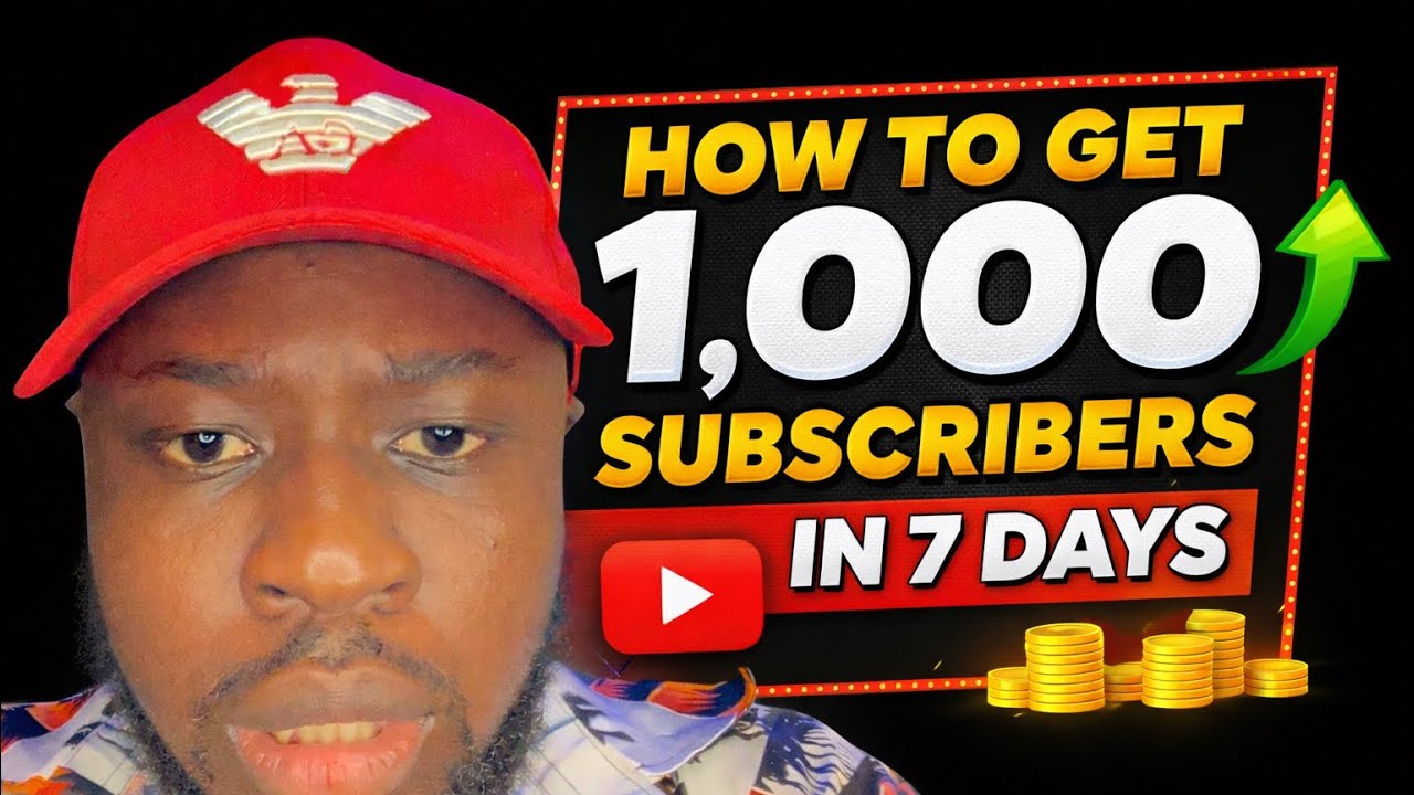 How to get 1,000 subscribers in 7 Days.