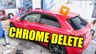Diy - Audi A3 Chrome Delete Lajsne Oko Kedera.