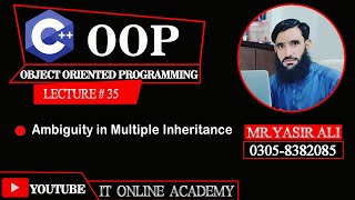 35) Ambiguity in multiple inheritance in C++ || C++ tutorials for beginners