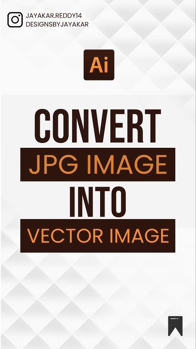 convert jpg image into vector image #adobeillustrator - YouTube