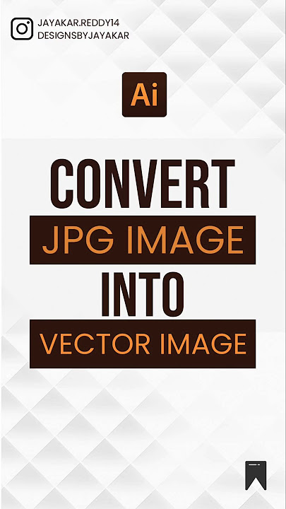 convert jpg image into vector image #adobeillustrator