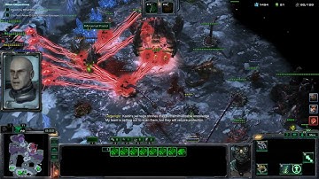 Starcraft Co-op - Void Launch any% Speedrun in 23:56 (P3 Raynor + P3 Alarak, Brutal)