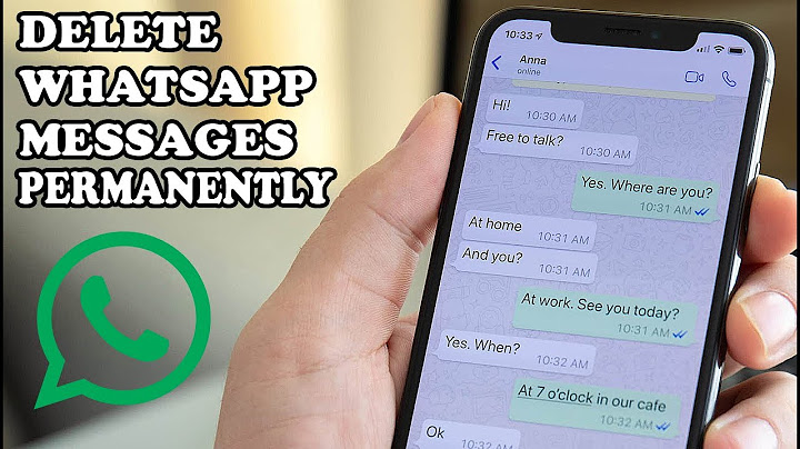 How to permanently delete whatsapp messages on iphone