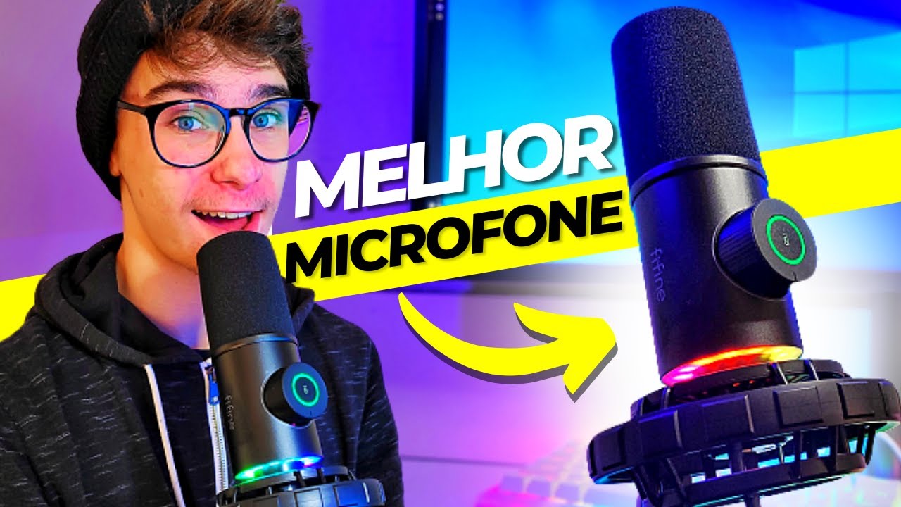 Melhor Microfone USB Custo Beneficio 2021 Para Youtubers Cantar Home 