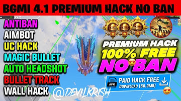 BGMI HACK 4.1 | BGMI 4.1 MOD APK | BGMI ESP HACK | BGMI NEW HACK TODAY | HOW TO HACK BGMI HACK