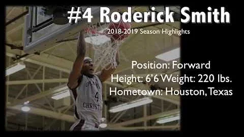 Roderick Smith 2018-2019 Season Highlights