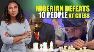 African Chess Master Played 10 Opponents At The Same Time In Germany And Won All