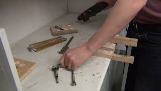 DIY Virtual Pinball Controller -  drilling holes for original buttons with switches part 1 - wahcade