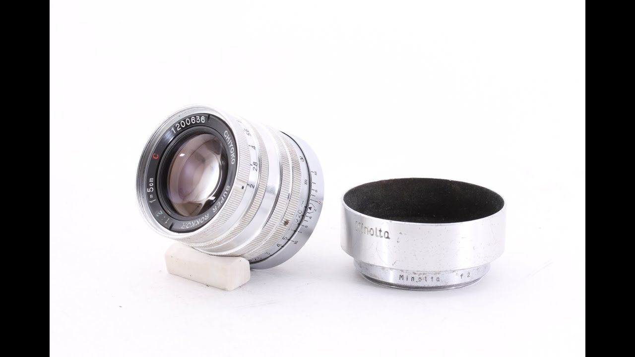 希少良品 SUPER ROKKOR 5cm F/1.8 L39フード付