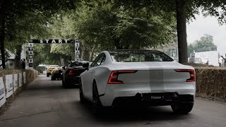 Polestar 1 - The performance hybrid hits the Hillclimb | Polestar Ride Onboard The Polestar 1 At Goodwood Festival Of Speed 2021
