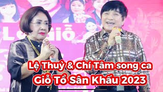 NSND Lệ Thủy & Nghệ sĩ Chí Tâm song ca mừng lễ giỗ Tổ sân khấu 2023