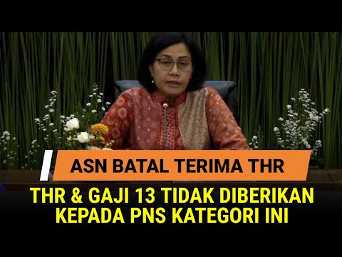 ASN KATEGORI INI TIDAK MENERIMA THR &amp; GAJI 13 TAHUN 2024, PP NOMOR 14 TAHUN 2024, MENTERI KEUANGAN