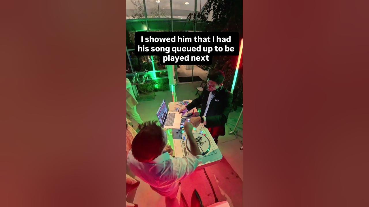 His song request blew my mind #weddingdj #dj